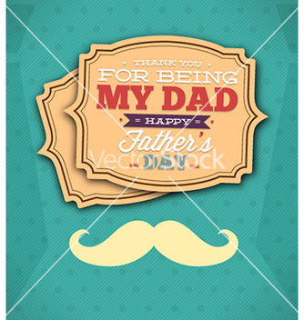 Free fathers day vector - Kostenloses vector #224685